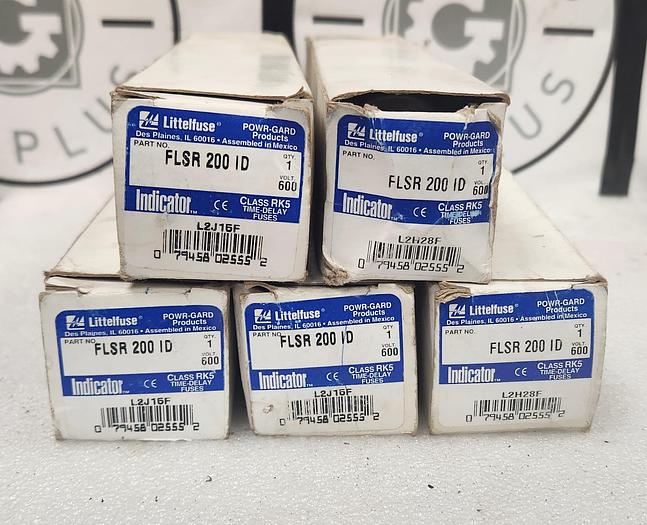 Parts Only (Lot of 5) Littlefuse FLSR 2 ID Indicator RK5 Fuses GHGC-D11