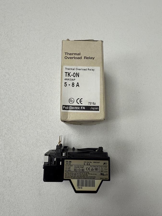Used Fuji Electric TK-ON TR13E – Thermal Overload Relay 5-8A GHC-29