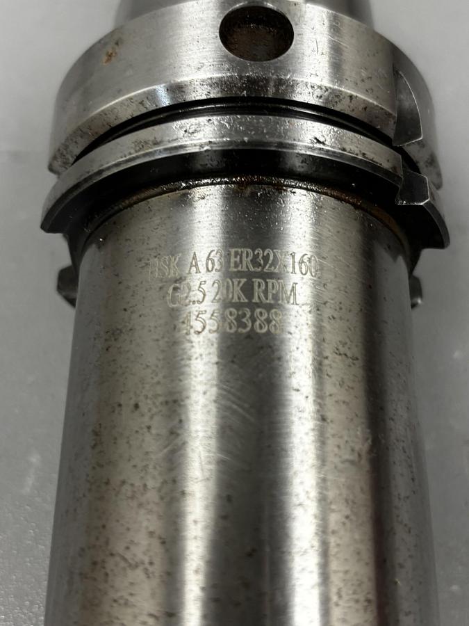 Used HSK A63 ER32X160 G2.5 Collet Chuck Tool Holder GHC-4