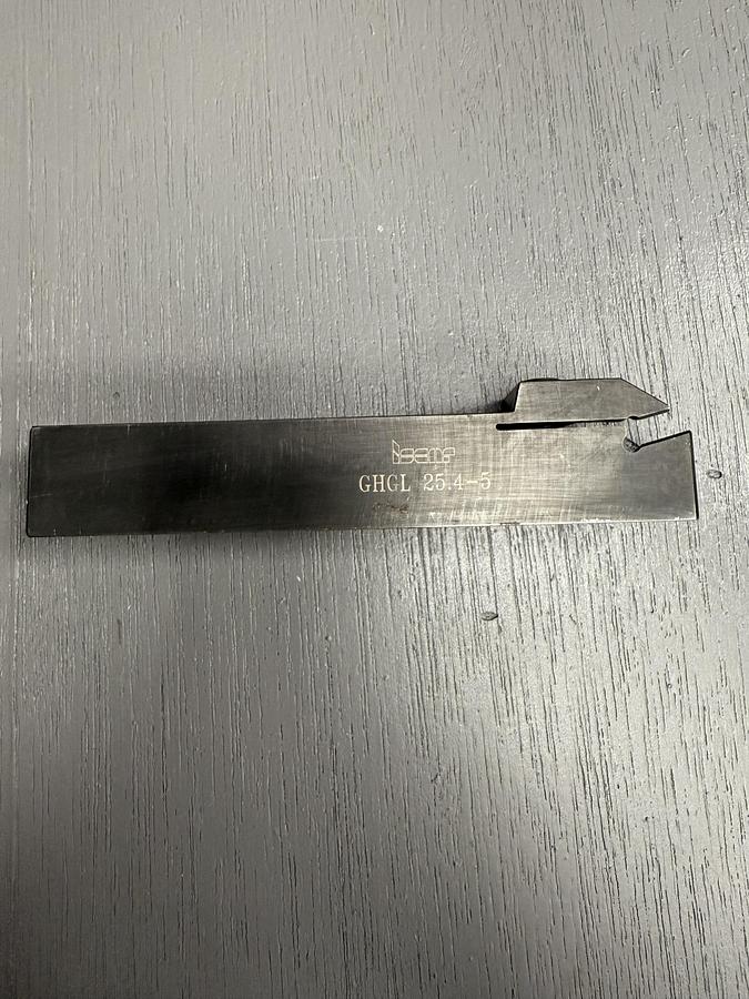 Used ISCAR GHGL 25.4-5 Indexable Grooving Toolholder – 25.4mm Shank GHC-18