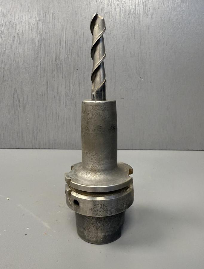 Used Briney HSK63ASFC-050-354 Shrink Fit Tool Holder GHA-GS35