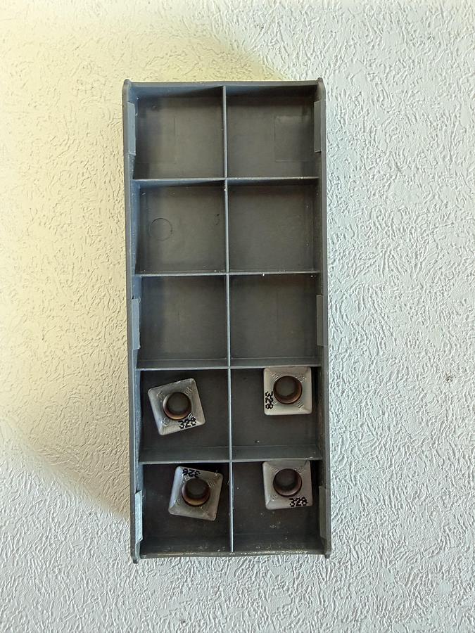 Used ISCAR SPMT 100408TR-HQ New Carbide Inserts IC328 4pcs