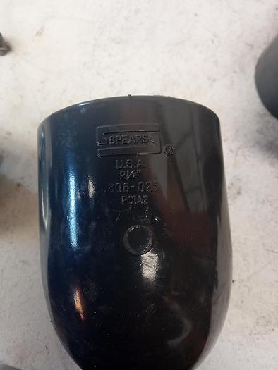 Used Lot of 4 Spears 2 1/2" PVC SCH 80 90° Elbow Socket 806-025 D2467 GH