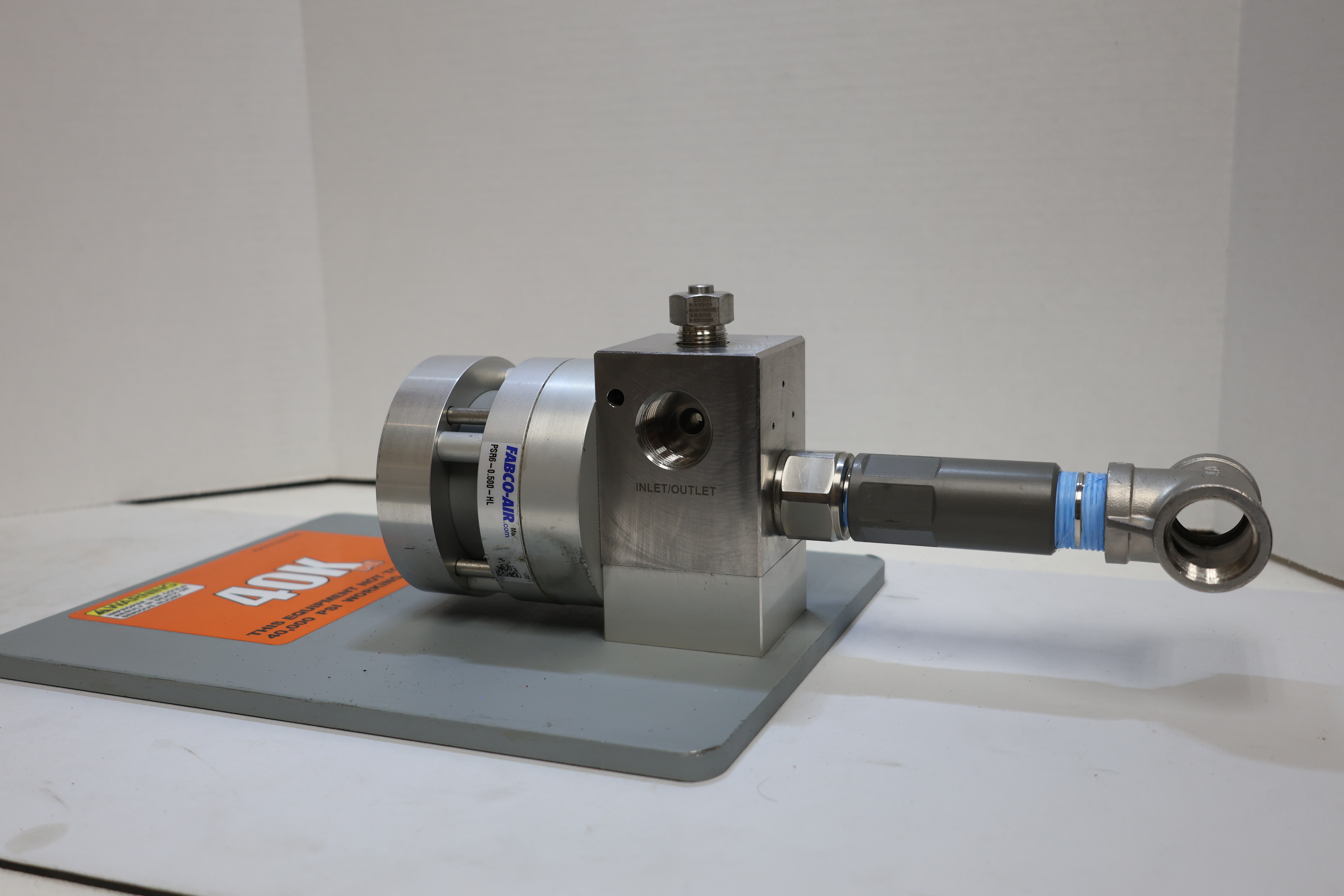 Fabco-Air PSR6-0.500-HL High Pressure Pneumatic Actuator 40,000 PSI MAWP New