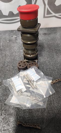 Used Glenair 1TS4106R245-PNS Straight Plug Ass'y Crimp Cyl w/Backshell - GHGC-D6