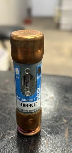 Used Lot if 7 Littelfuse FLNR 40 ID 40 Amp Time Delay Current Limiting Fuses - GHA-63-D22