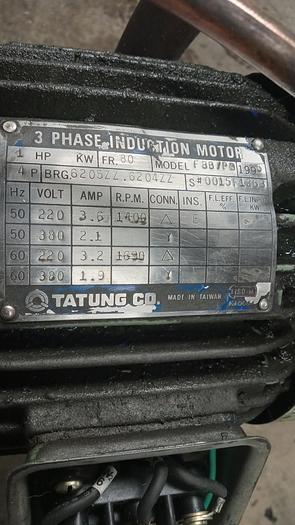 Used 6.5 Gallon Hydraulic Tank W/ CML Variable Vane Pump & Tatung Co 3Ph Induction Motor GH0-0