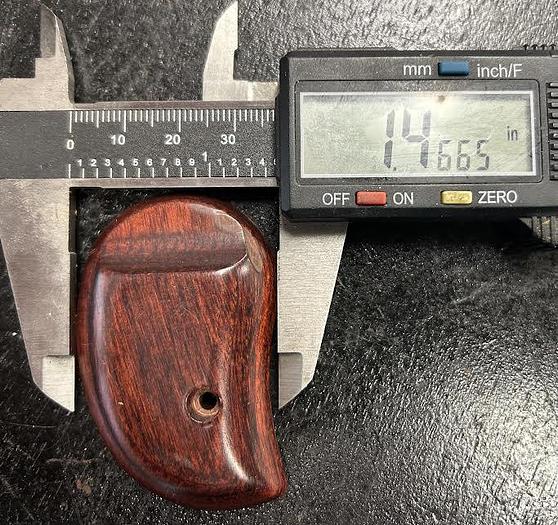 Used Cobra Arms Custom Grips -Rosewood, Large with Thumb Edge - GHC-11