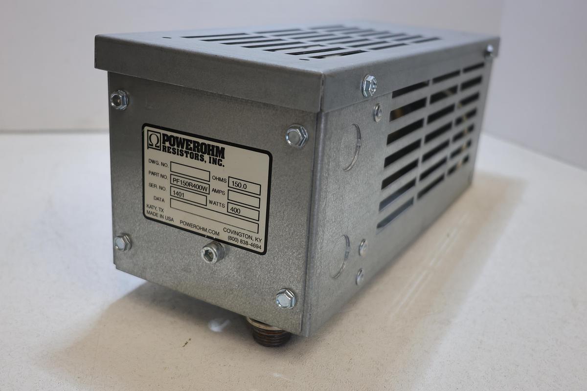 Used Hubbell PF150R400W Powerohm 150 Ohm 400W Braking Resistor GHA-69