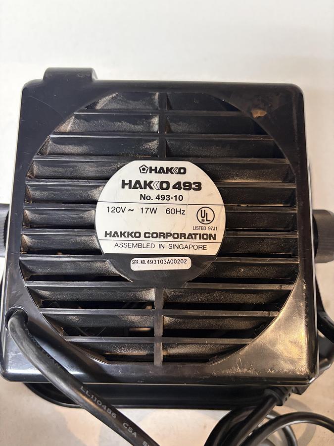 Used Hakko 493 Smoke Absorber  GHC-53