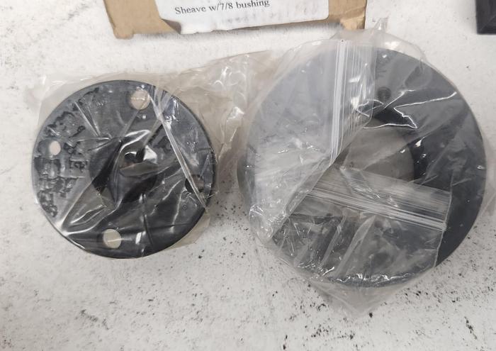 Cast Iron 5" Single Groove Belt Pulley with 7/8" Sheave Bushing - GHB-41