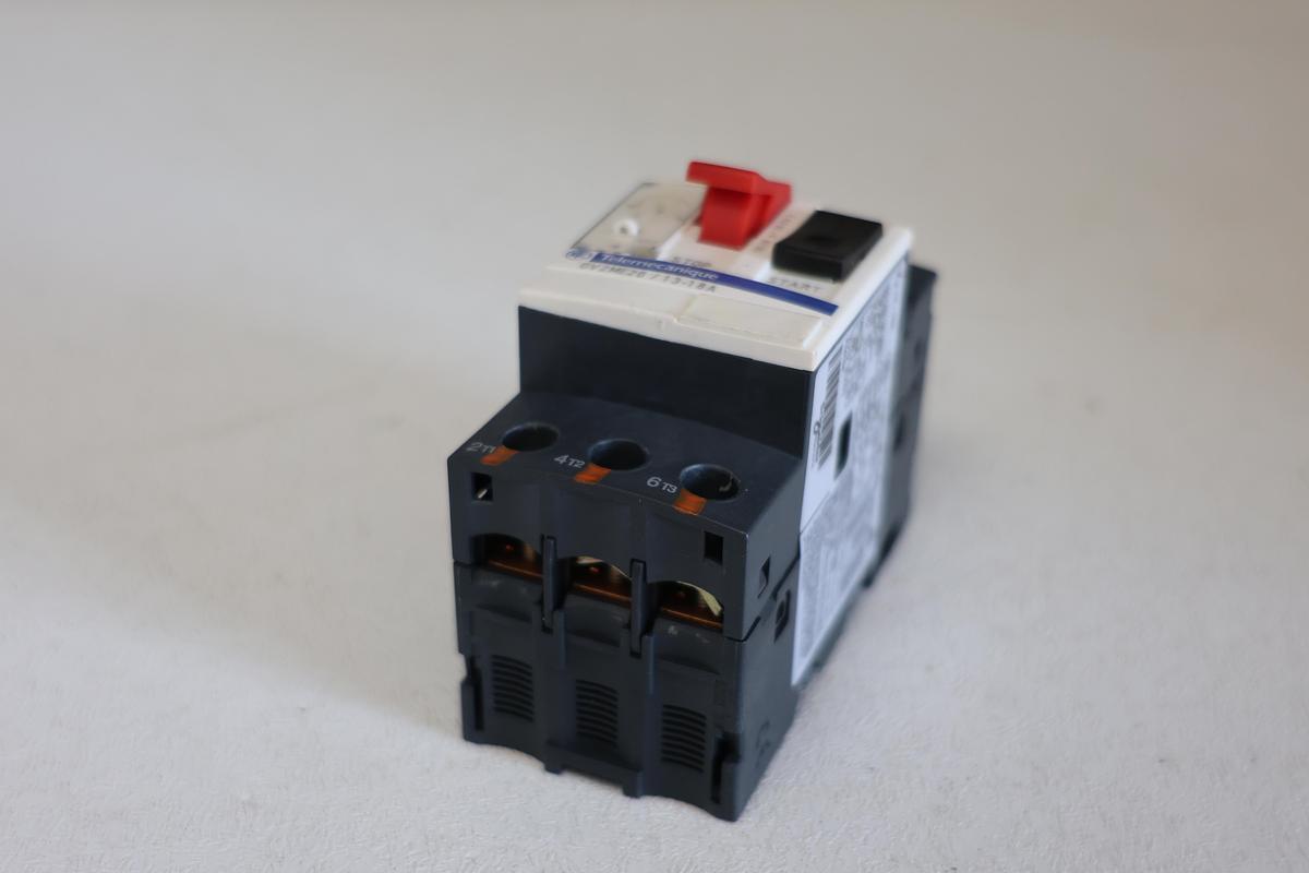 Used Telemecanique GV2ME20 manual motor starter / protection circuit breaker GHC-16