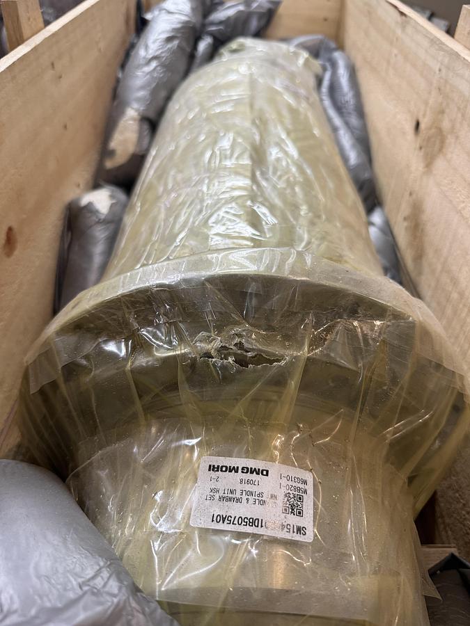 Used DMG Mori Spindle and Drawbar Set NMV Spindle Unit HSK SM1540B01DB5075A01 