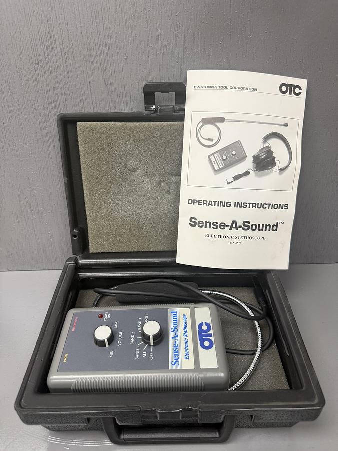 Used OTC 3578 Sense a Sound Electronic Stethoscope GHC-43