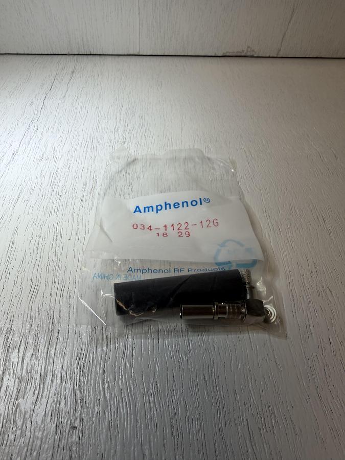 NEW Mouser Electronics 034-1122-12G RF Connectors / Coaxial Connectors Right-AngleCrimpPlug GHGC-3