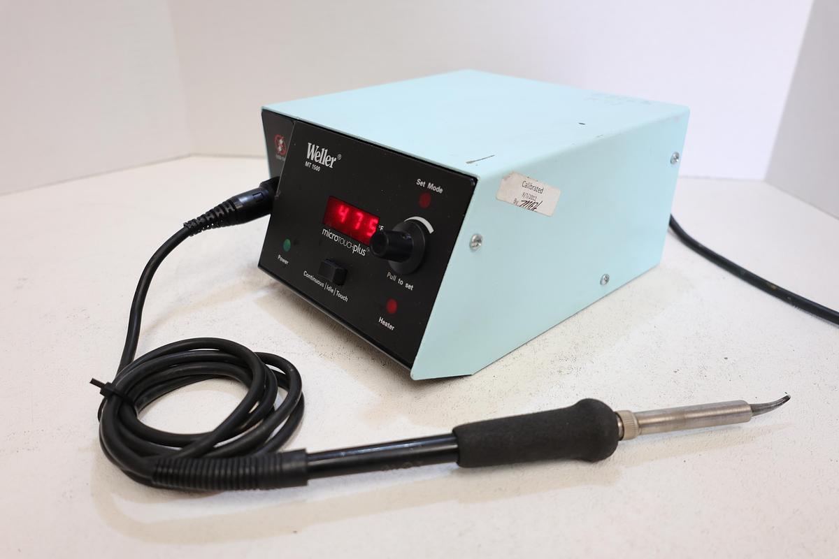 Used Weller MT1500 MicroTouch Plus Soldering Station w/ I-040 Iron Tested