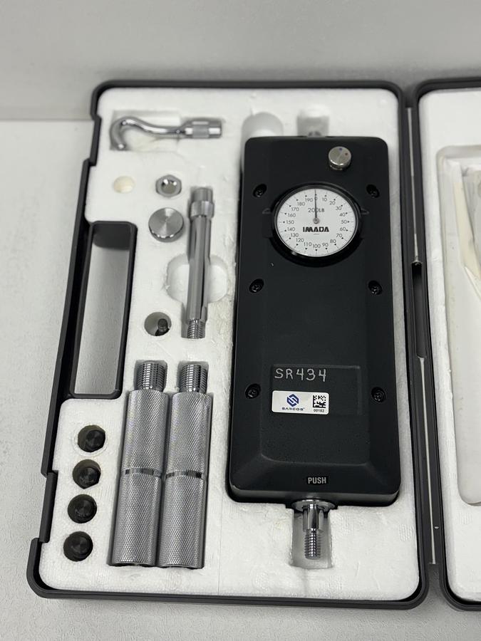 Used Imada ESH-200 Force Gauge, 200 lb x 1 lb TESTED GHC-43