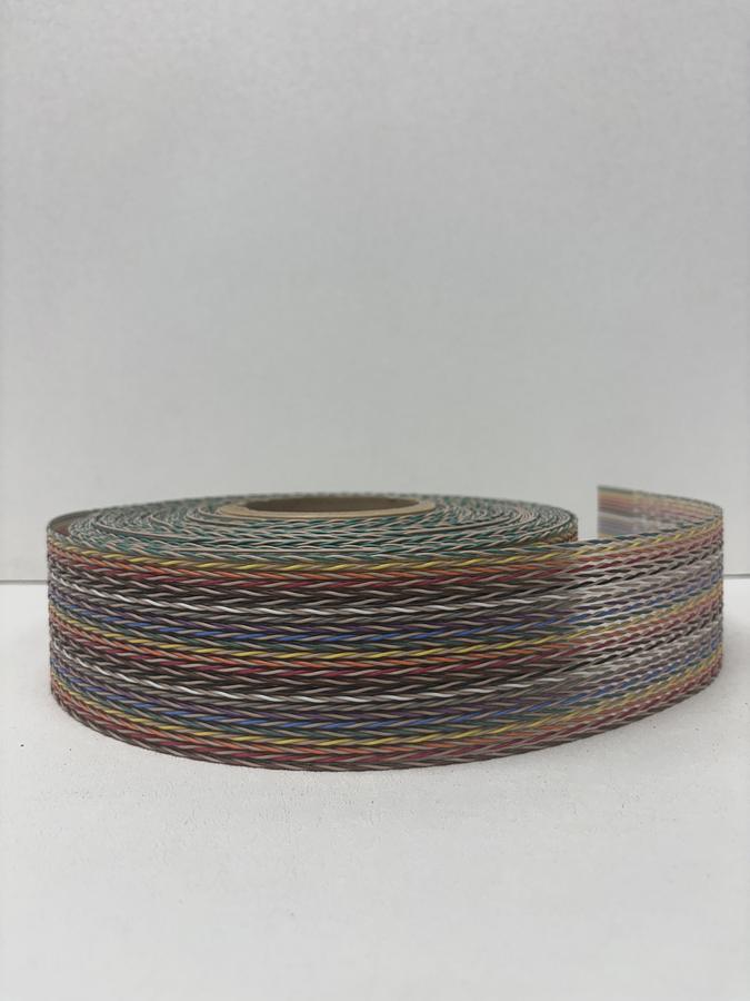 Used Belden 25 Pair Flat Ribbon Cable Wire Conductor Rainbow Color 9V28050 000 100 FT AWG 300V GHC-30