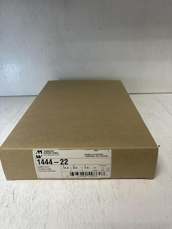 (NEW) HAMMOND MANUFACTURING 1444-22 GHA-178