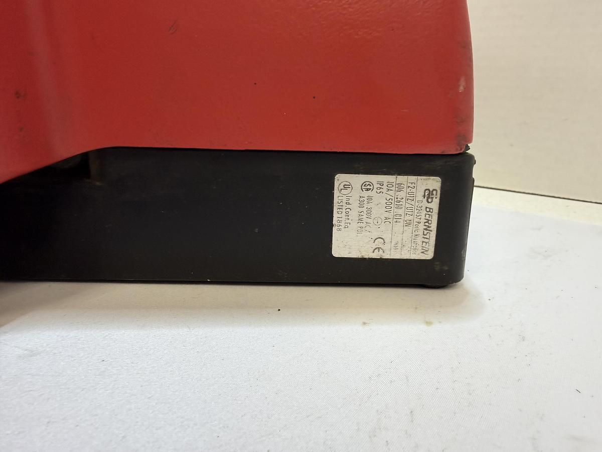 Used Bernstein footswitch 6062610014 footswitch F2-U1Z/U1Z UN button 606.2610.014 