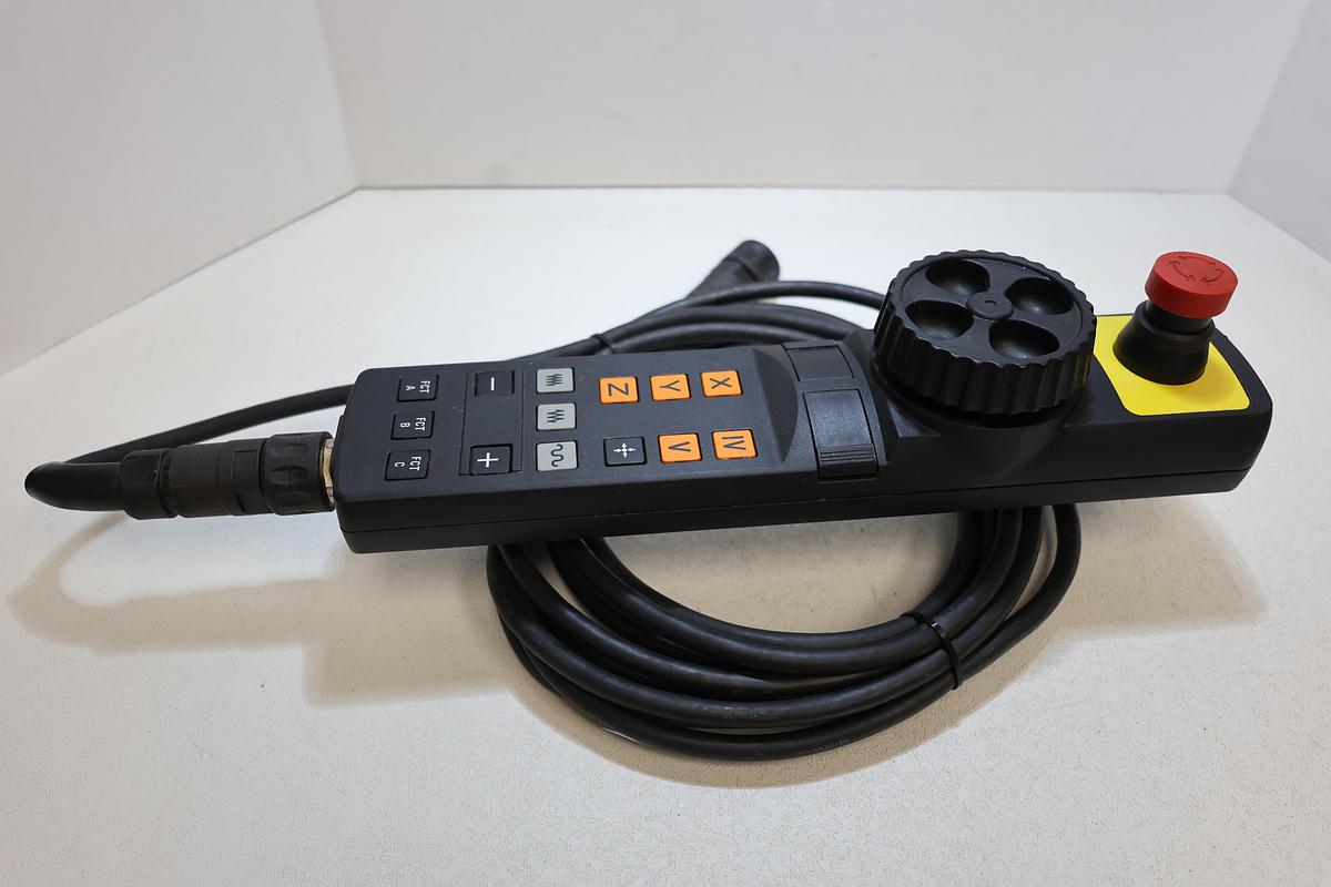 Used Heidenhain HR 410 Handwheel Pendant 16ft Cable 12-Pin Male ID 296469-53