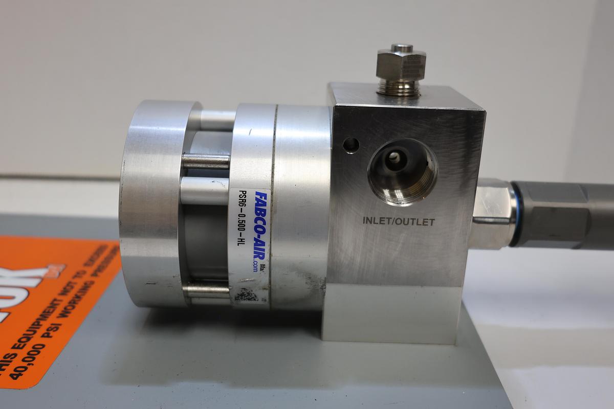 Fabco-Air PSR6-0.500-HL High Pressure Pneumatic Actuator 40,000 PSI MAWP New