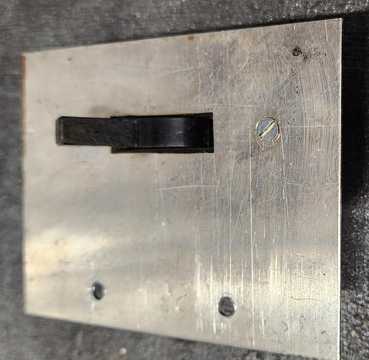 Used Arrow H&H On/Off 20A Switch 8324 with Steel Cover Plate - GHA-81