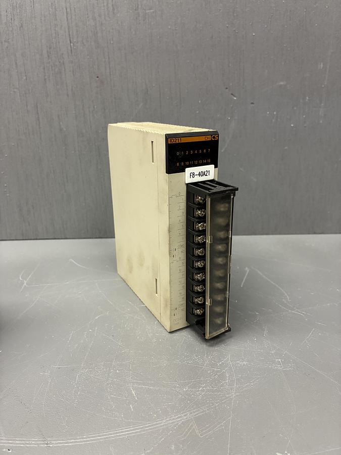 Used OMRON CS1W-ID211 Digital Input Module | 16-Point, 24V DC | For CS1 Series PLC GHC-34