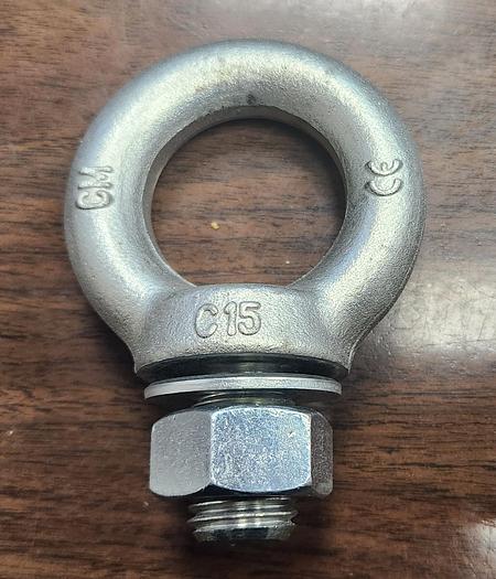 Used M20 Machine Lifting Eye Bolt Galvanized Coated High Grade Steel CMU1T2 - GHB-43