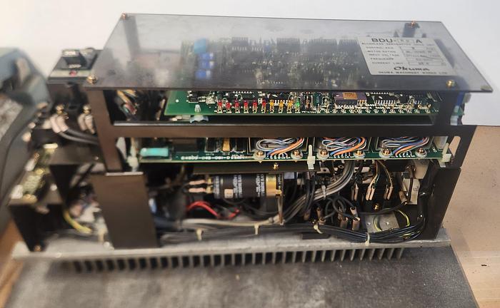 Parts Only Okuma BDU-50A Brushless Servo Motor Drive Unit (non-tested)(C,X & Y Axis) - GHB-76