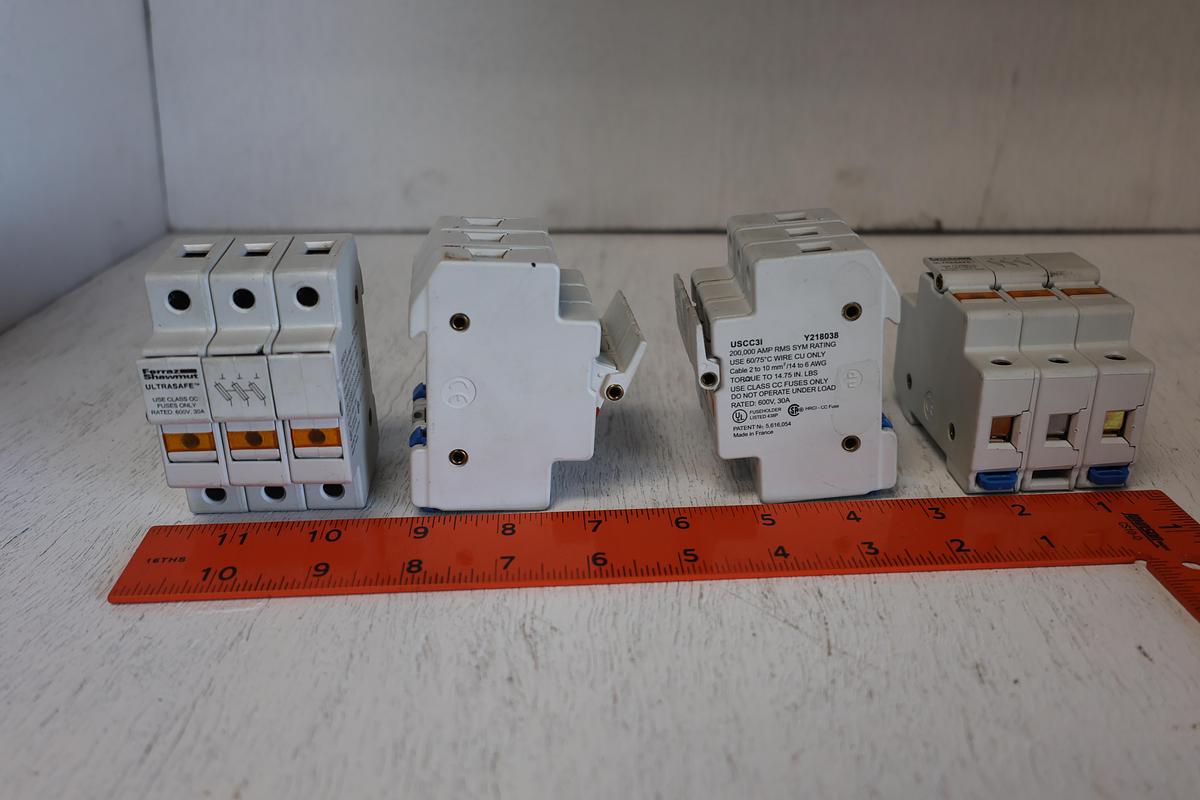 Used (lot of 4) Ferraz Shawmut USCC31 / Y218038 Fuse GHA 181