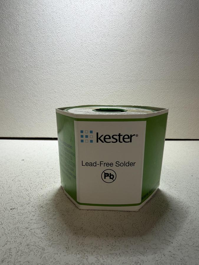 Used Kester 24-7068-7601 Lead Free Solder Wire  .031" .8mm 1LB Electronics