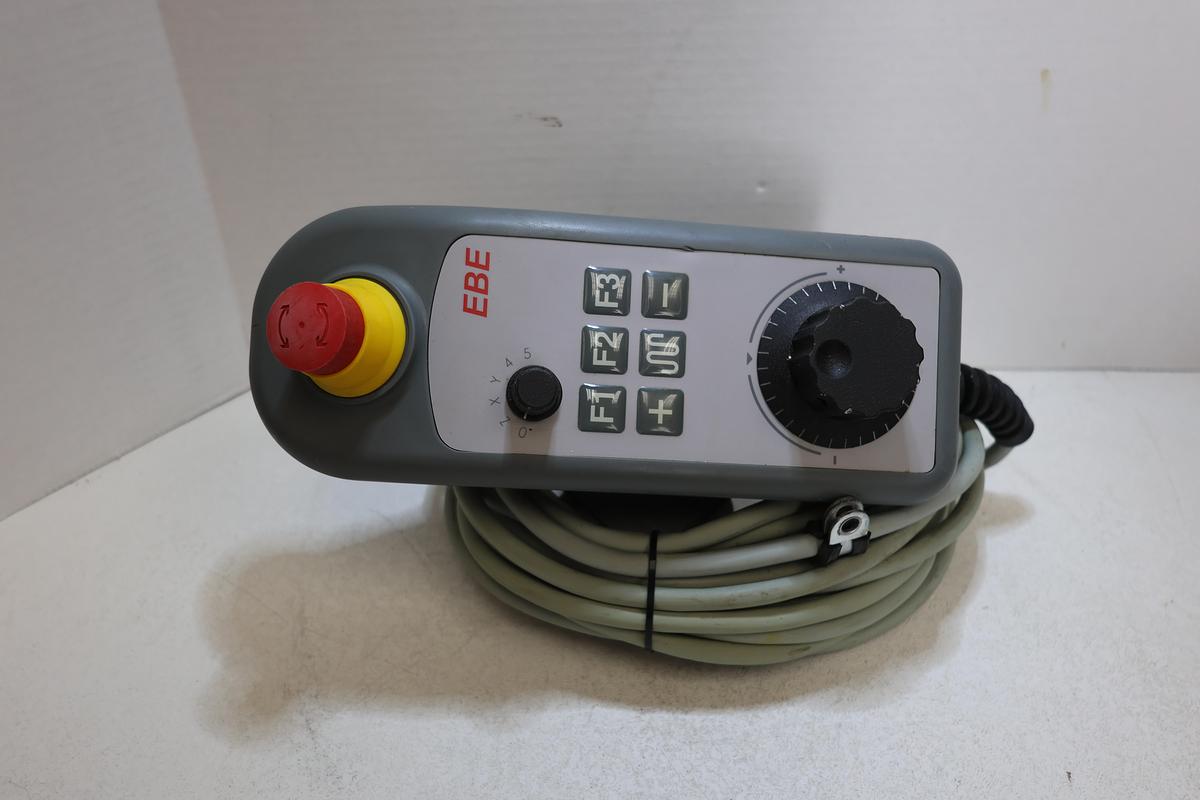 Used EBE CNC Machine Handheld Pendant MPG Remote Harting 24 Pin Male Used