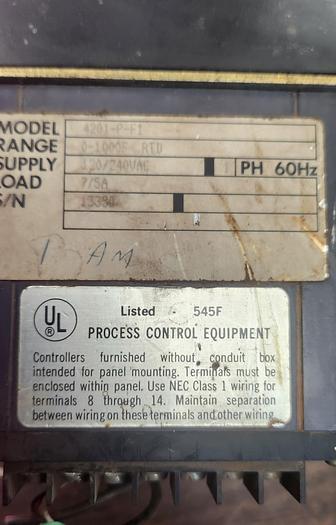 Used OMEGA 4201-PF1 DIGITAL CONTROLLER 120 / 240VAC - GHA-49