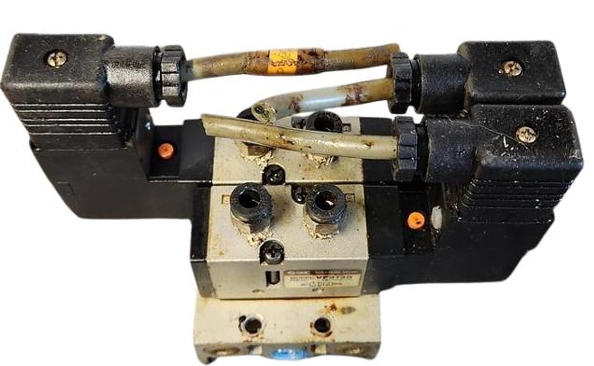 Used ﻿Mori Seiki CNC Vertical Mill SMC Solenoid Valve Ass’y VF3130