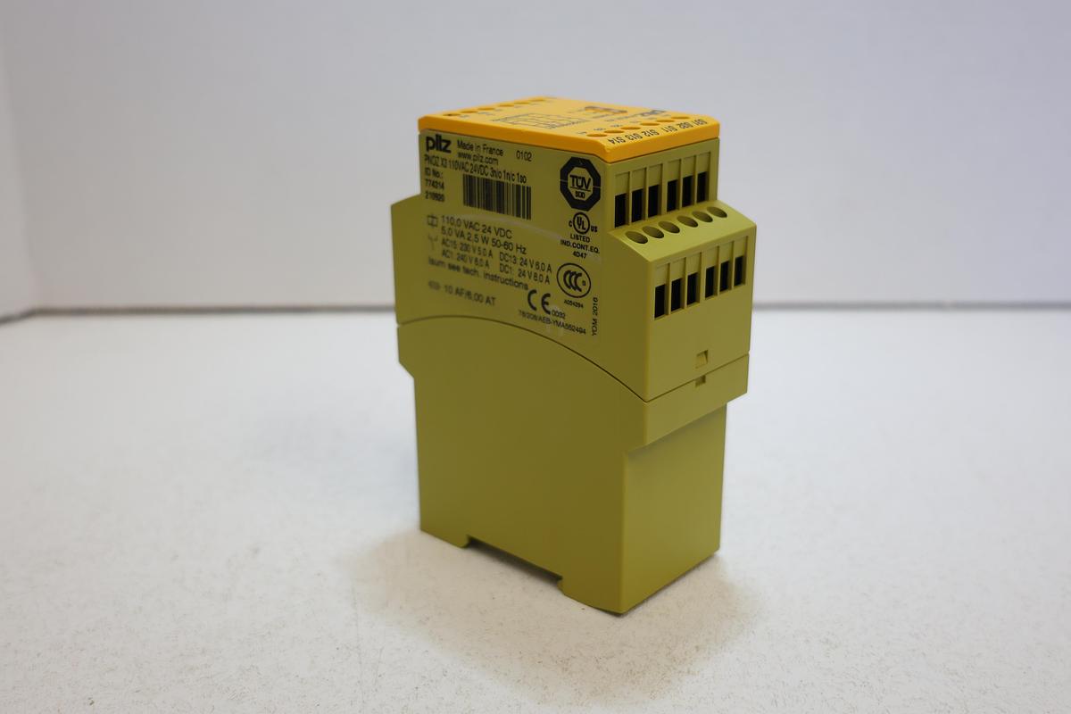 Used Pilz PNOZ X3 Safety Relay Emergency Stop Module Used Tested Working