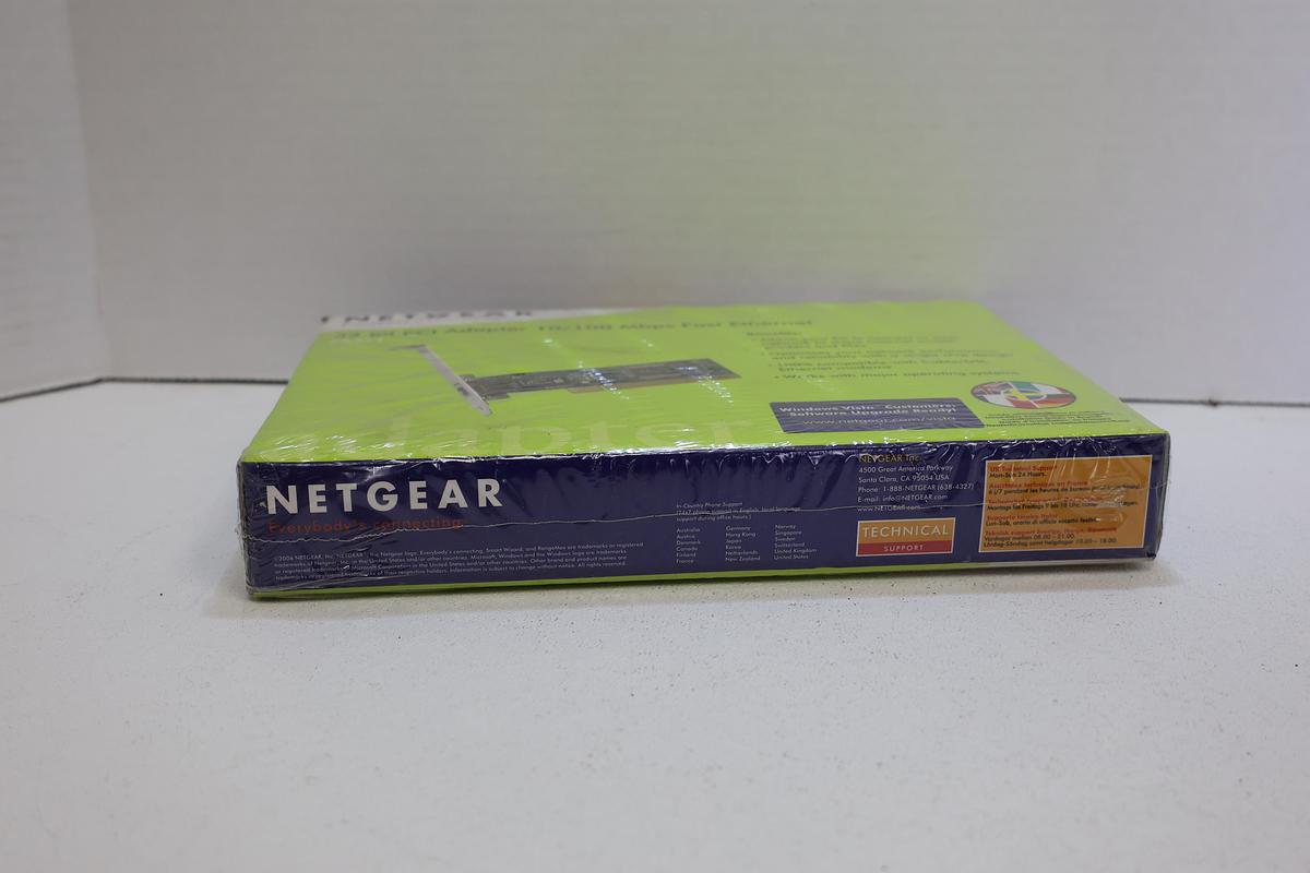 Refurbished NETGEAR FA311 32-Bit PCI 10/100 Mbps Fast Ethernet Adapter NEW Sealed GHA-183