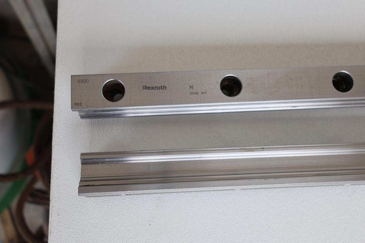 Used Bosch Rexroth Linear Guide Rail 51.5" x 1" Precision CNC Machine Rail Used