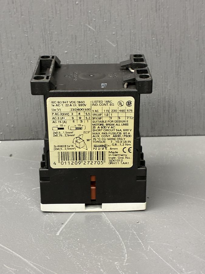 Used Siemens Contactor | IEC 60947 / VDE 0660 Compliant | Industrial Motor Control GHC-34