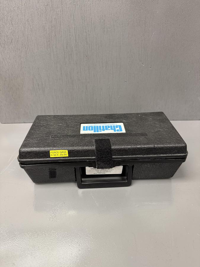 Used Chatillon LG-050 Mechanical Force Gauge – 50 lb x 0.25 lb – Push/Pull Analog Tension & Compression Tester GHC-40