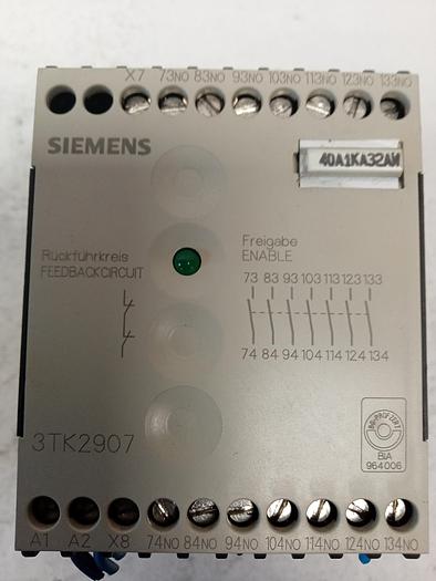 Used Siemens Contactor 3TK2907-0BB4 DC24V Safety Circuits GH115