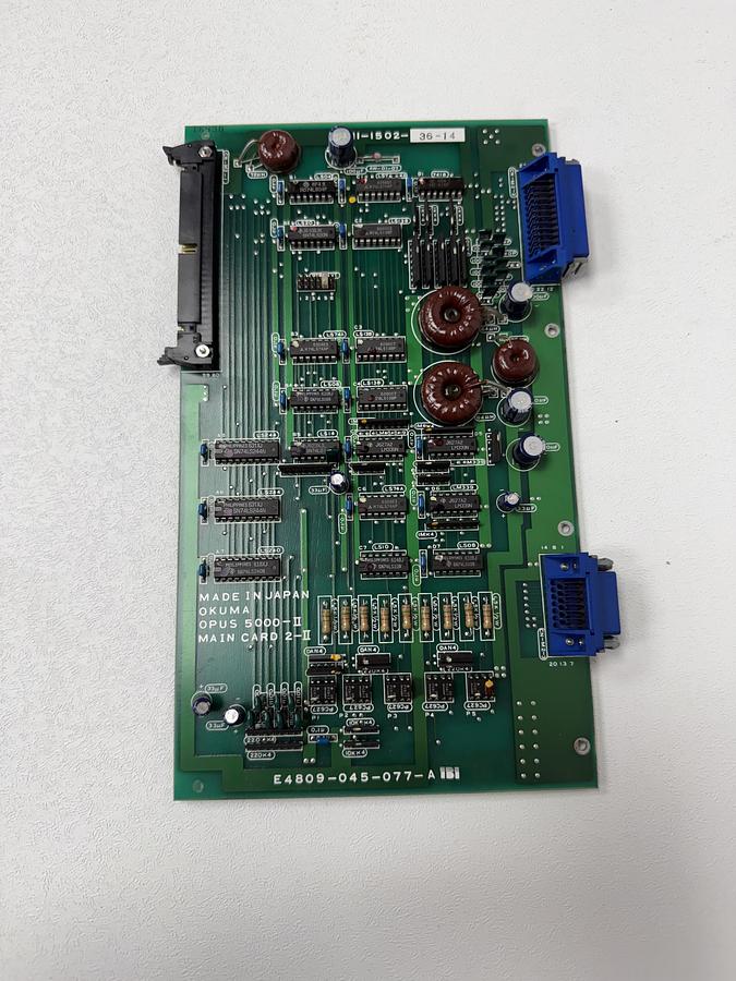 Used Okuma OPUS 5000 II Main Card 2-II E4809-045-077-A GHA-31