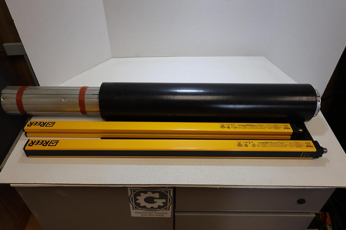 Used REER EOS4E/EOS4R 2B AH Safety System w/ PEI Retractable Curtains & Posts