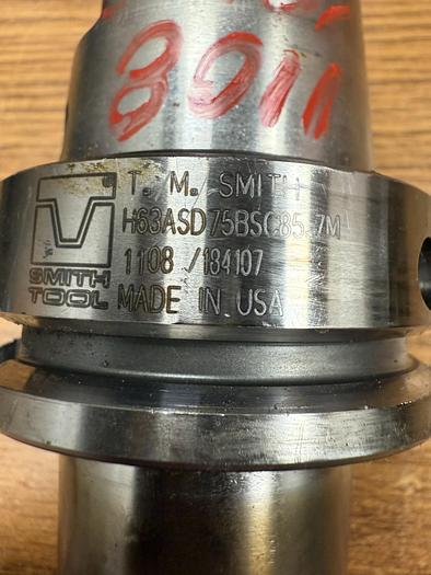 Used T.M. SMITH H63ASD75BSC85.7M SHRINK FIT TOOL HOLDER GHA-GS47