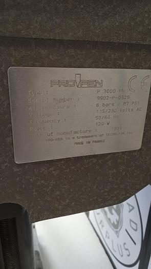 Used ProPen P3000 EM/C Electromagnetic Marking Machine W/ DP4000 Rotary Axis GH400