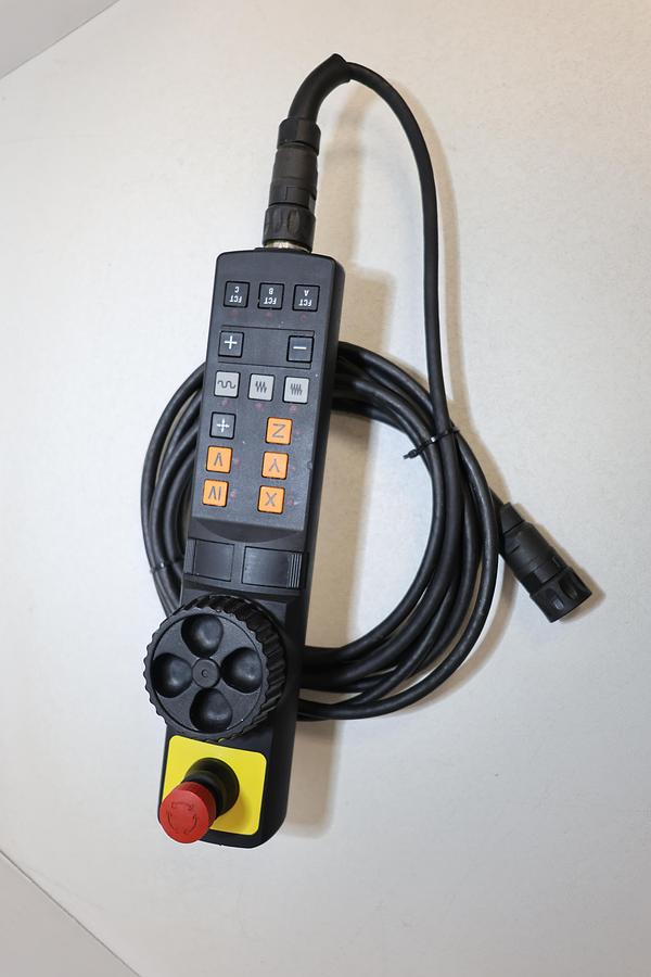 Used Heidenhain HR 410 Handwheel Pendant 16ft Cable 12-Pin Male ID 296469-53