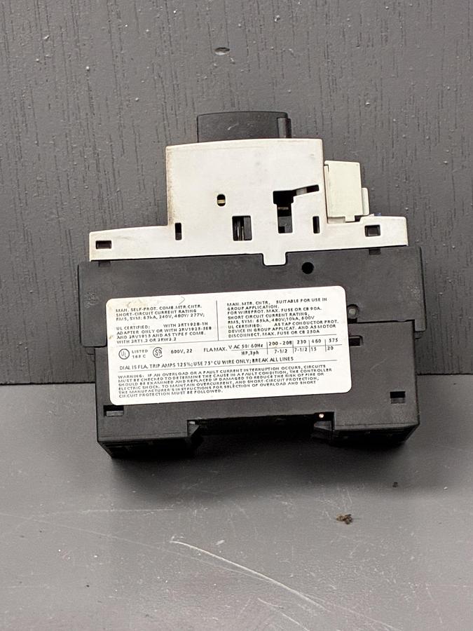 Used Siemens 3RV1021-4CA10 Motor Protection Circuit Breaker GHA-160