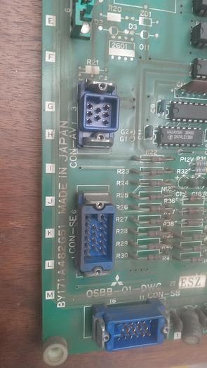 Used MITSUBISHI CIRCUIT BOARD OSBB-01-DWC CON-SB ESZ BY171A482G51 - GHA-18