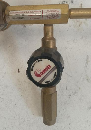 Used Used - Laser Gas Station w/Concoa Dual Regulator and Tee Purge - GHB-60