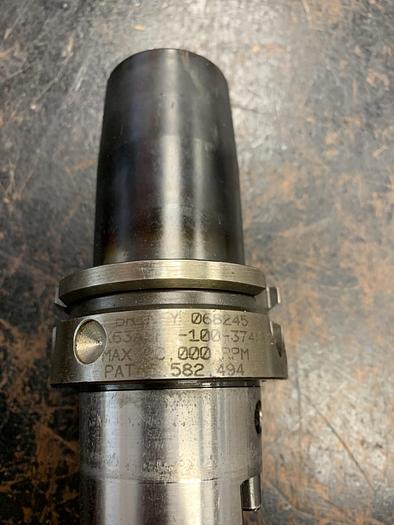 Used Briney HSK63ASF-100-374SP2 Shrink Fit Tool Holder GHB-YC2